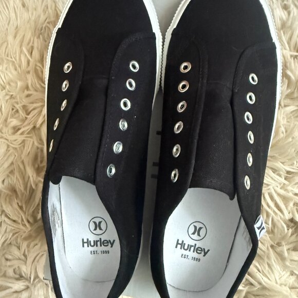 Hurley Slip On Black Sneakers - Picture 3 of 6